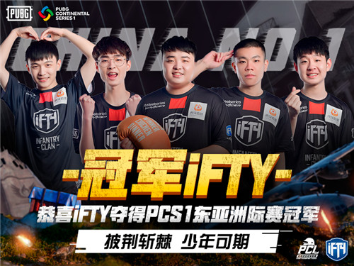 PCL賽區再次發力，iFTY戰隊斬獲PCS1東亞洲際賽冠軍